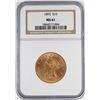 Image 1 : 1893 $10 Liberty Head Eagle Gold Coin NGC MS61