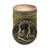 Image 1 : Roll of (20) Brilliant Uncirculated 1957-D Franklin Half Dollar Coins