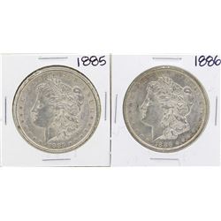 Lot of 1885-1886 $1 Morgan Silver Dollar Coins