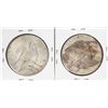 Image 2 : Lot of (2) 1925-S $1 Peace Silver Dollar Coins