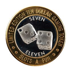 .999 Silver Slots A Fun Casino Las Vegas, NV $10 Limited Edition Casino Gaming Token
