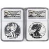 Image 1 : 2013-W $1 West Point Proof Silver Eagle Coin Set NGC PF70/SP70 First Releases