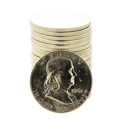 Roll of (20) Brilliant Uncirculated 1961-D Franklin Half Dollar Coins