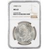 Image 1 : 1900-S $1 Morgan Silver Dollar Coin NGC MS63