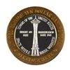 Image 2 : .999 Silver Stratosphere Las Vegas, NV $10 Casino Limited Edition Gaming Token