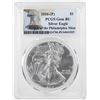 Image 1 : 2016-P $1 American Silver Eagle Coin PCGS Gem BU Struck at the Philadelphia Mint