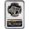 Image 2 : 2001-P $1 Proof American Buffalo Commemorative Silver Dollar Coin NGC PF70 Mike Castle
