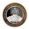 Image 2 : .999 Silver Golden Nugget Las Vegas, Nevada $10 Casino Limited Edition Gaming Token