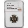 Image 1 : 1963 Proof Jefferson Nickel Coin NGC PF68 Cameo