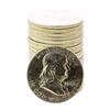 Image 1 : Roll of (20) Brilliant Uncirculated 1962-D Franklin Half Dollar Coins