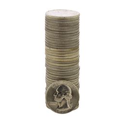 Roll of (40) Brilliant Uncirculated 1964-D Washington Quarter Coins
