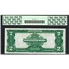 Image 2 : 1899 $2 Mini-Porthole Silver Certificate Note Fr.253 PCGS Superb Gem New 67PPQ