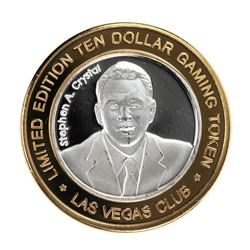 .999 Silver Las Vegas Club $10 Casino Limited Edition Gaming Token