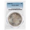 Image 1 : 1883-CC $1 Morgan Silver Dollar Coin PCGS MS63