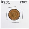 Image 1 : 1905 $2 1/2 Liberty Head Quarter Eagle Gold Coin