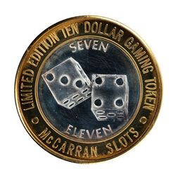 .999 Silver McCarran International Airport Las Vegas, NV $10 Limited Casino Token