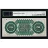 Image 2 : 1872 $20 State of South Carolina Revenue Bond Obsolete Note PMG Gem Uncirculated 66EPQ