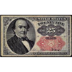 1874 Twenty-Five Cents Fifth Issue Fractional Currency Note