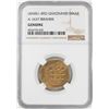 Image 1 : AH451-492 Ghaznavid Dinar A-1637 Ibrahim Gold Coin NGC Genuine
