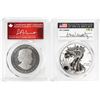 Image 1 : 2019 Pride of Nations American Eagle & Canadian Maple Leaf Coin Set PCGS PR70 Signed