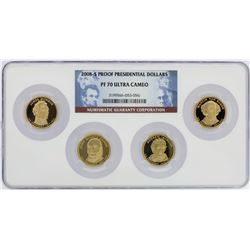Set of 2008-S $1 Proof Presidential Dollar Coins NGC PF69 Ultra Cameo