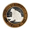 Image 1 : .999 Silver Gold Strike Inn Boulder City, Nevada $10 Limited Edition Casino Gaming Token