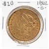 Image 1 : 1862-S $20 Liberty Head Double Eagle Gold Coin