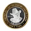 Image 1 : .999 Fine Silver Sam's Town Casino Las Vegas $10 Limited Edition Gaming Token