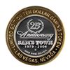 Image 2 : .999 Fine Silver Sam's Town Casino Las Vegas $10 Limited Edition Gaming Token