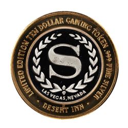 .999 Silver Desert Inn Las Vegas, Nevada $10 Limited Edition Gaming Token