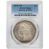 Image 1 : 1878 7TF $1 Morgan Silver Dollar Coin PCGS MS61