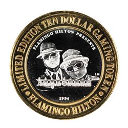 .999 Fine Silver Flamingo Reno, Nevada $10 Limited Edition Gaming Token