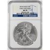 Image 1 : 2014 $1 American Silver Eagle Coin NGC MS70 Early Releases
