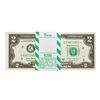 Image 1 : Pack of (100) Consecutive 2017A $2 Federal Reserve STAR Notes Philadelphia