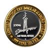 Image 2 : .999 Silver Stratosphere Las Vegas, Nevada $10 Casino Limited Edition Gaming Token