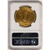 Image 2 : 1908 $20 No Motto St. Gaudens Double Eagle Gold Coin NGC MS64