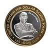 Image 1 : .999 Silver Las Vegas Club $10 Casino Limited Edition Gaming Token