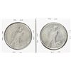 Image 2 : Lot of (2) 1927-S $1 Peace Silver Dollar Coins