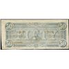 Image 2 : 1864 $50 Confederate States of America Note