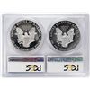 Image 2 : 1986-S & 2016-W $1 Proof American Silver Eagle Coin Set PCGS PR69DCAM