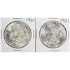 Image 1 : Lot of (2) 1921 $1 Morgan Silver Dollar Coins