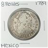 Image 1 : 1789 Mo Mexico 8 Reales Silver Coin w/ Chop Marks