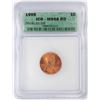 Image 1 : 1995 Doubled Die Lincoln Memorial Cent Coin ICG MS68RD