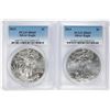 Image 1 : Lot of 2012-2013 $1 American Silver Eagle Coins PCGS MS69