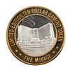 Image 1 : .999 Fine Silver Mirage Las Vegas, Nevada $10 Limited Edition Gaming Token