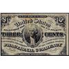 Image 1 : March 3, 1863 Third Issue Three Cent Fractional Currency Note
