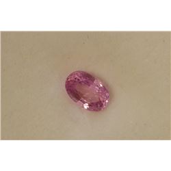 0.85ct Oval Shape  Natural Ceylon Pink Sapphire