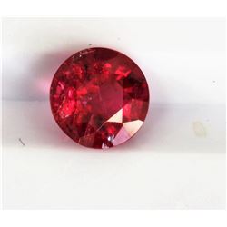 0.97ct Round Shape Rubellite