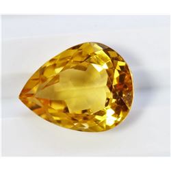 7.48ct Pear Shape Citrine