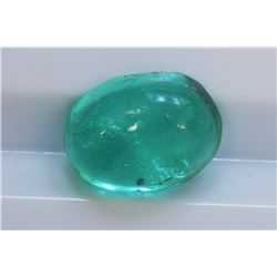 1.82ct Oval Shape Columbian Emerald Cabochon